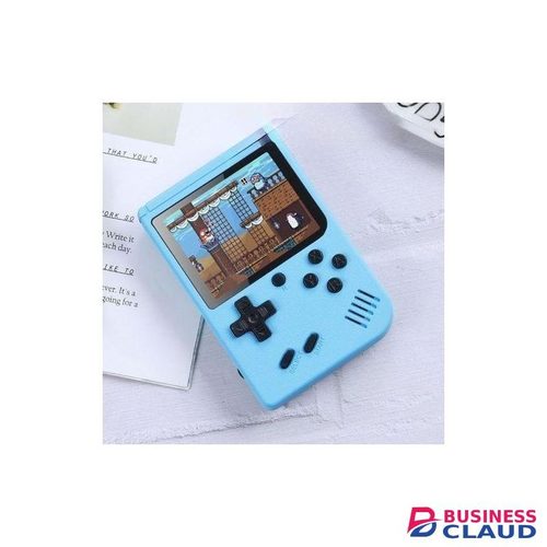 Retro Nostalgic Mini Children's Macaron Game Console-blue