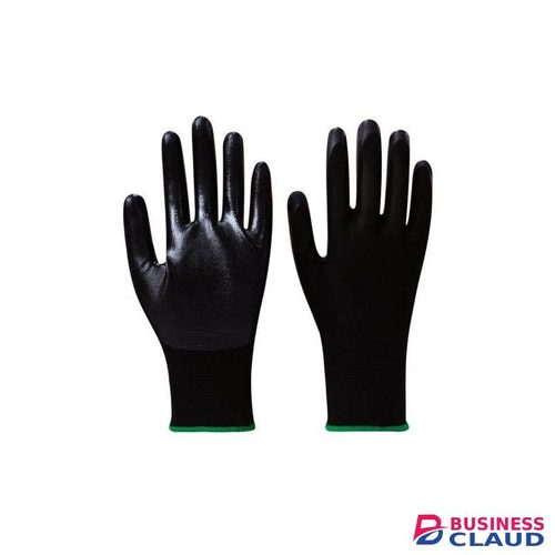 Portwest Black Nitrile Coated Nylon Gloves
