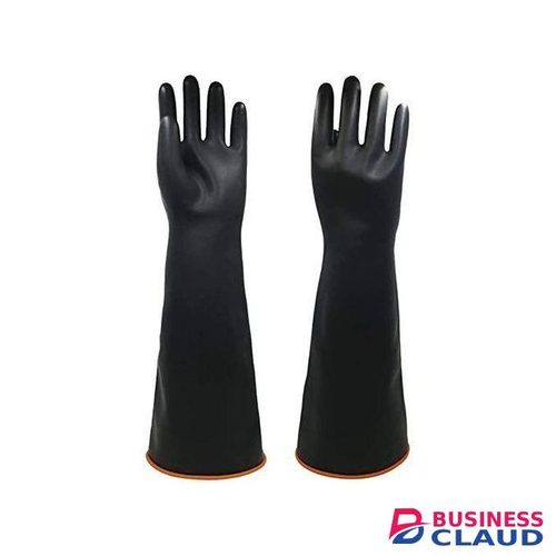 HEAVY DUTY CHEMICAL RESISTANT RUBBER GLOVES