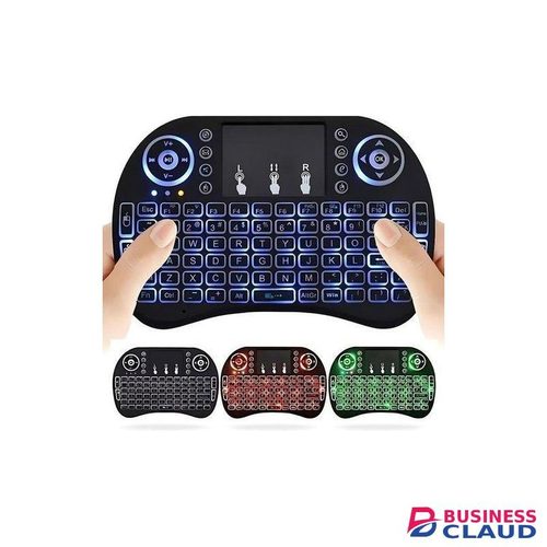 Wireless Mini Keyboard Remote Control Touchpad Mouse Combo Controller With RGB Backlit For Android TV Box Smart TV With OS+USB PC Computer Laptop Window OS HTPC Home Theater PC