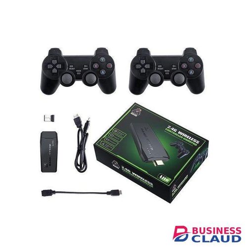 M8 4K HD TV Game Stick 2.4G Wireless Dual Controller Retro NO5297