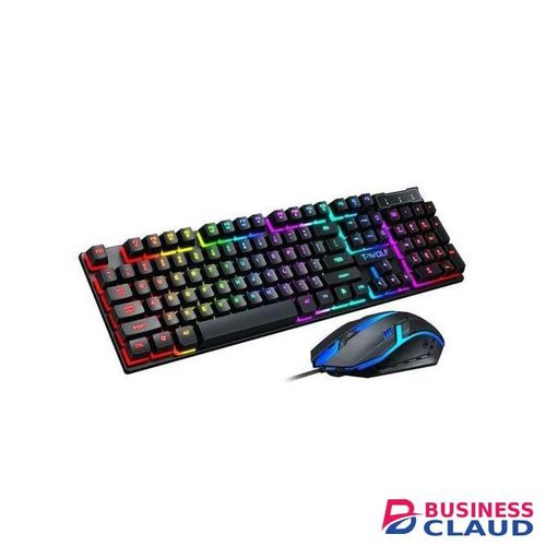 Backlit wired gaming keyboard and mouse combo, desktop PC computer rgb hot selling keyboard mechanical gaming keyboard