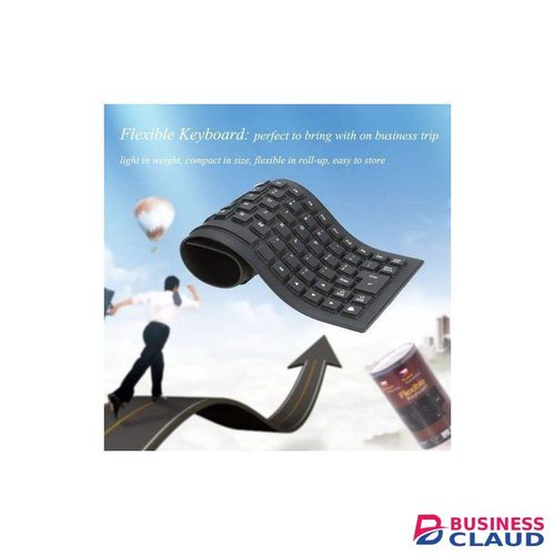 High Quality Keys Foldable Flexible Rollup USB Wired Silicone Keyboard Water-Resistant For PC Notebook Laptop Dust-Resistant