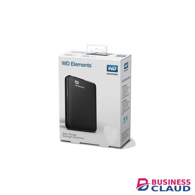 WD 500GB External Hard Disk Drive With Cable - Black
