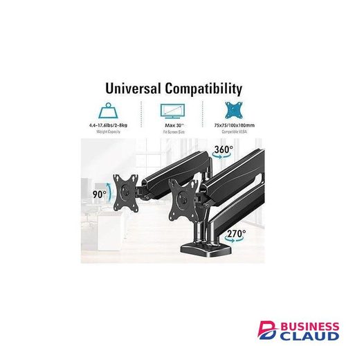 NB ERGONOMIC Computer Monitor Stand - Dual Arm H180