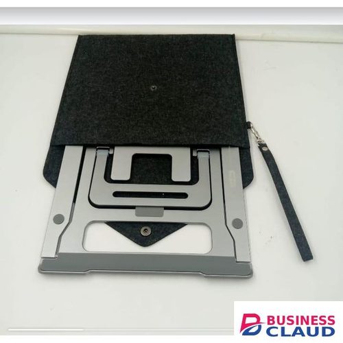 Safe Foldable Metal Laptop Stand – Sleek, Portable & Ergonomic