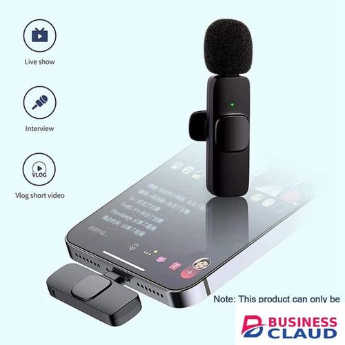K9 Dual Wireless Lavalier Microphone Set with 2 Clip On Mics, Type C Receiver Plug and Play, Noise Reduction Recording Microphone for Android Phones, YouTube TikTok Interviews Vlogging Live Streaming Teaching