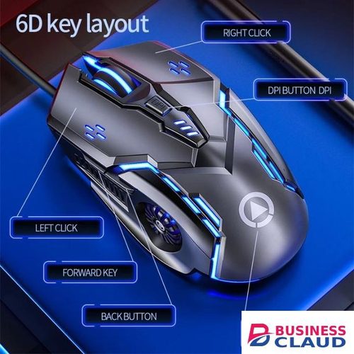 G5 USB wired LED mouse seven color breathing light gaming mouse