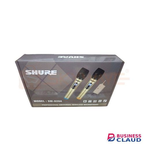 Shure SM-820A Dual professional universal wireless microphones