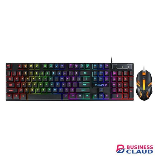 Wired gaming keyboard and mouse combos, TF200 USB mechanical keyboard and mouse set game characters computer Keyboards in Kenya for sale