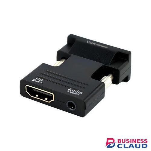 HDMI Female To VGA Male Converter With Audio Adapter Support