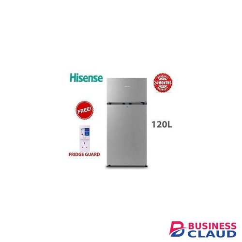 Hisense 120L Two Door Refrigerator, Direct Cool Cooling System - FREE REFRIGERATOR GUARD+ 2YRs Warranty