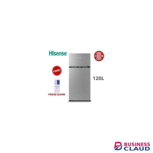 Hisense 120L Two Door Refrigerator, Direct Cool Cooling System - FREE REFRIGERATOR GUARD+ 2YRs Warranty
