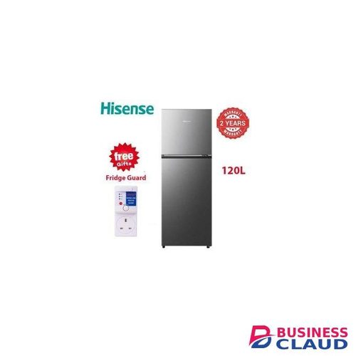 Hisense 120L Two Door Refrigerator, Direct Cool Cooling System - FREE REFRIGERATOR GUARD+ 2YRs Warranty