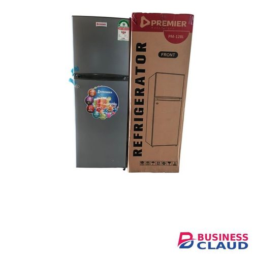 Premier 128L Double Door Refrigerator Direct Cool Top Freezer Fridge