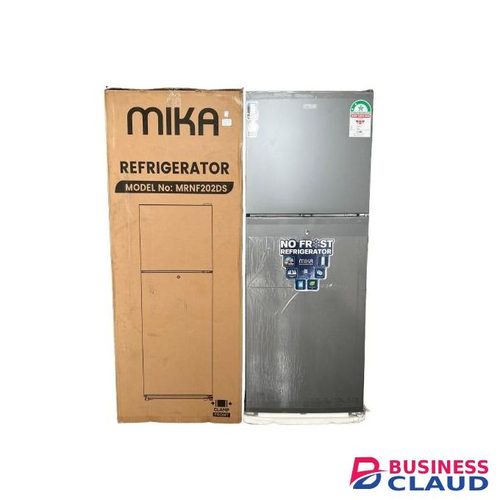 202L Double Door Refrigerator – No Frost, Energy Saving Fridge with Top Freezer