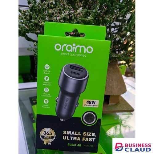 Oraimo Ultra Fast Bullet 48 48W Car Charger