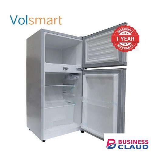 VOLSMART VL-BCD108 Mini Double Door Fridge – 108L Compact Refrigerator