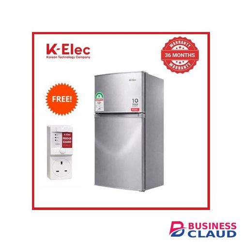 K-Elec K-Elec Top Mounted Double Door 125-Litres De-Frost KR20-TM-DFC Refrigerator (36Months Warranty) + Free Fridge Guard