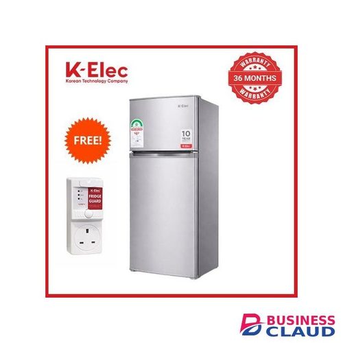 K-Elec K-Elec Double Door De-Frost 206 Litres Refrigerator - Model KR35-TM-DFC-KSC (36Months Warranty) + Free Fridge Guard