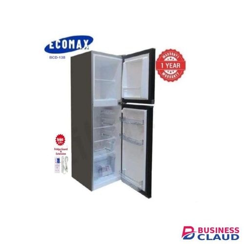 Ecomax 138L Double Doors Fridge and Freezer BCD-230 230 LITRES Energy Saving Household Applicances Refrigerator WITH FREE GIFT AND 14MONTHS WARRANT CARD