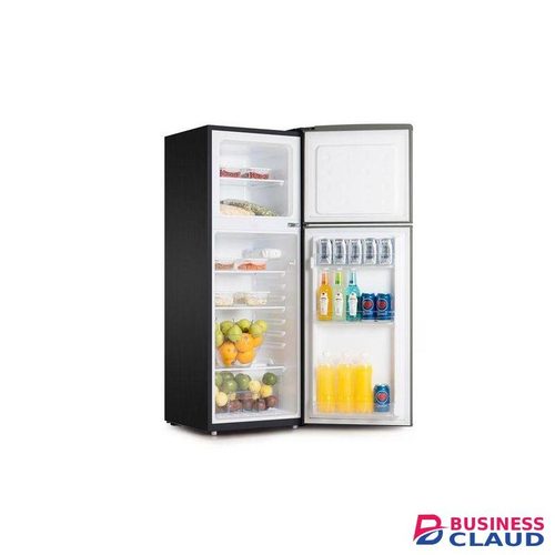 VON 136L Refrigerator, Adjustable Glass Shelves, Double Door, Transparent Door Racks, Toughened Glass Shelves, Fast DIRECT Cooling, Egg & Ice Tray- FREE FRIDGE GUARD + 1 YEAR WARRANTY