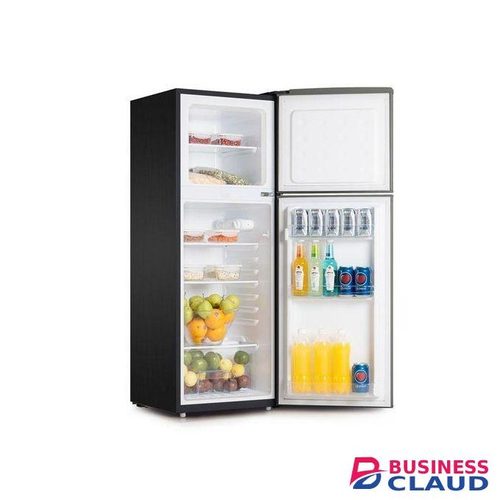 VON 136L Double Door Refrigerator, Toughened Glass Shelves, Fast DIRECT Cooling, Lock And Key, Egg & Ice Tray, Adjustable Glass Shelves, Transparent Door Racks - FREE FRIDGE GUARD + 1 YEAR WARRANTY