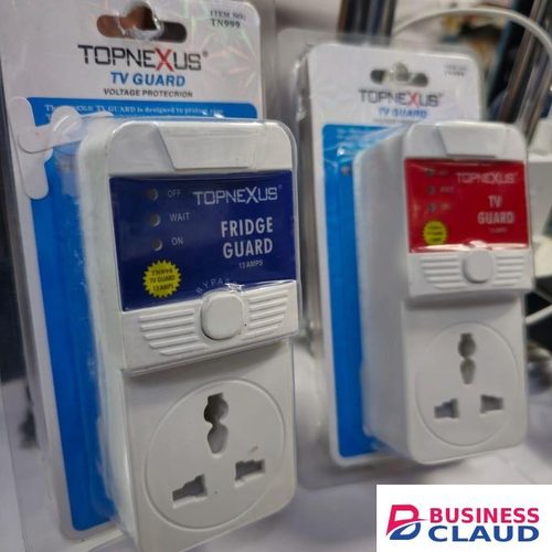 TV and Fridge Guard Voltage Protection – 13 Amp Surge Guard with Easy Bypass Mode for Household Electronics