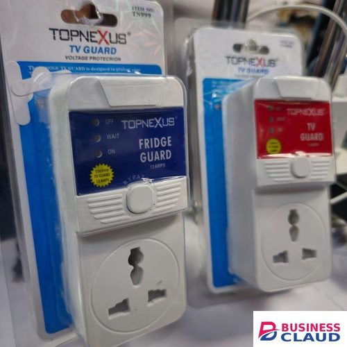 TOPNEXUS TV and Fridge Guard TN999 Surge Protector - 13 Amp Voltage Protection for Safe Electronics Use