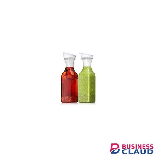 2-Pack 1.5 Litre Airtight Juice Carafes with Lids - Easy Pour Drink Pitchers for Fridge, Bar & Beverages