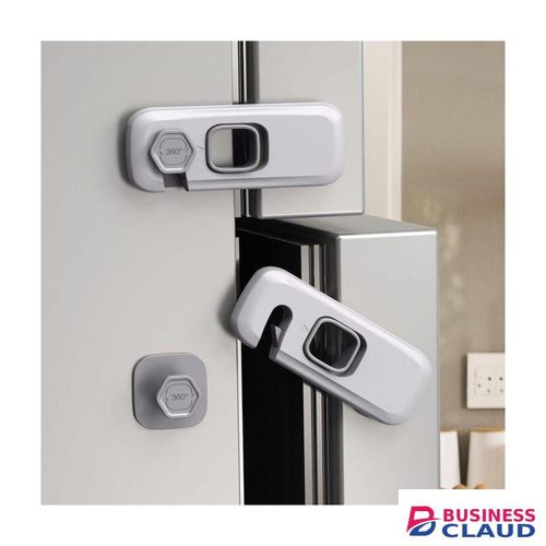 4PCS Adhesive Child safety lock Baby Locks for Cabinets and Drawers, Toilet, Fridge