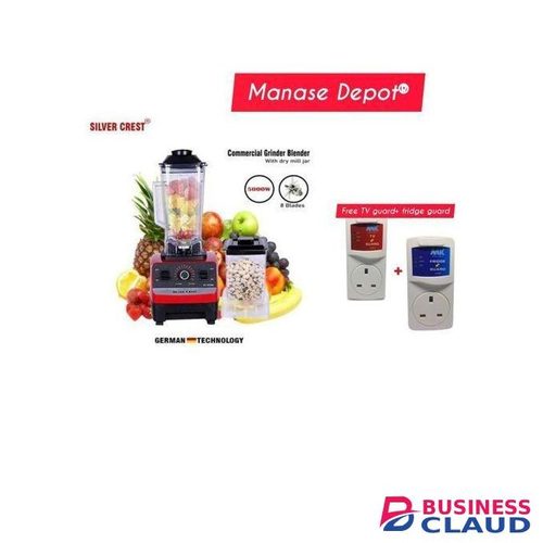 POWERFUL AND VERSERTILE 4500WATTS 2 JARS BLENDER PLUS FREE TV GUARD AND FRIDGE GUARD