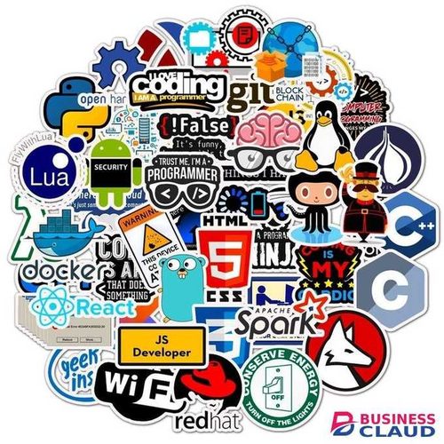 5/10/20/25pcs Software programming language graffiti stickers laptop stickers for Laptop,mobile phone,fridge,helmets, motorcycle, journaling, scrapbooking, quitar, motocyle, water bottle