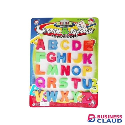 Colourful Magnetic Letters - Stick On Fridge Magnetic Alphabets (Capital Letters Big Size)