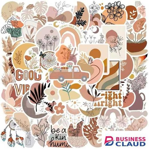 5/10/20/25/30pcs Vintage Art Bohemia Good vibes stickers Decal stickers for laptop,mobilephone,guitar,helmet,fridge,motorbike, journaling, scrapbooking, water bottle