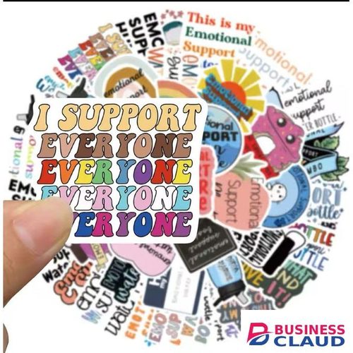 5/10/20/25/30pcs Emotional support water bottle stickers Decal stickers for laptop,mobilephone,guitar,helmet,fridge,motorbike, journaling, scrapbooking, water bottle