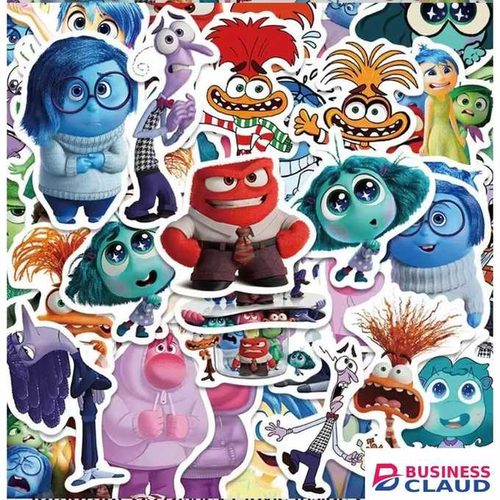 5/10/15/20/25/30pcs Disney movie Inside out waterproof Decal stickers for laptop,mobilephone,guitar,helmet,fridge,motorbike, journaling, scrapbooking, water bottle
