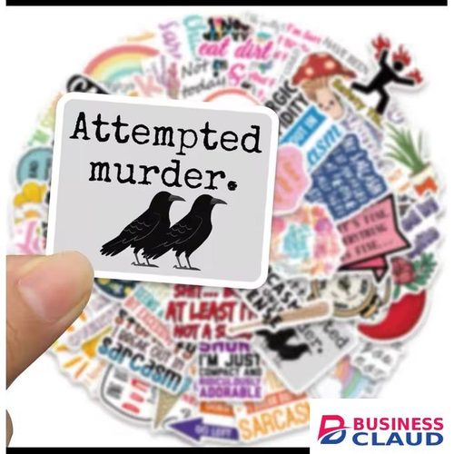 5/10/20/25/30pcs Funny snarky sarcastic phrase stickers Decal stickers for laptop,mobilephone,guitar,helmet,fridge,motorbike, journaling, scrapbooking, water bottle