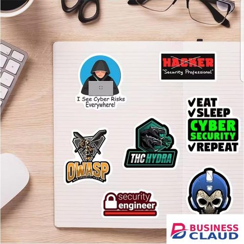 5/10/15/20/25/30pcs Cybersecurity hacker network security stickers waterproof Decal stickers for laptop,mobilephone,guitar,helmet,fridge,motorbike, journaling, scrapbooking, water bottle