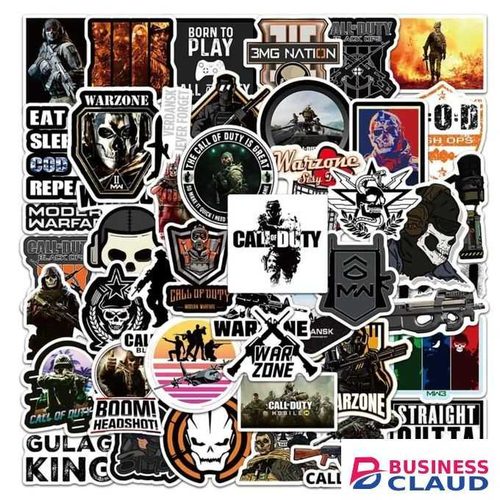 5/10/15/20/25/30pcs Call of Duty Video gamer series CoD gamers lovers Decal stickers for laptop,mobilephone,guitar,helmet,fridge,motorbike, journaling, scrapbooking, water bottle