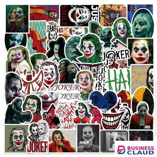 5/10/15/20pc Tv movie The Joker graffiti sticker pack DIY Decal waterproof stickers for laptop,mobilephone,guitar,helmet,fridge,motorbike, journaling, scrapbooking, water bottle