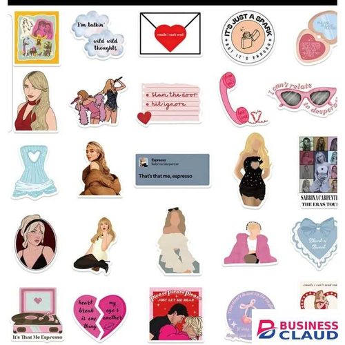 5/10/15/20pcs Hot pop singer Sabrina Carpenter grafitti Decal waterproofstickers for laptop,mobilephone,guitar,helmet,fridge,motorbike, journaling, scrapbooking, water bottle