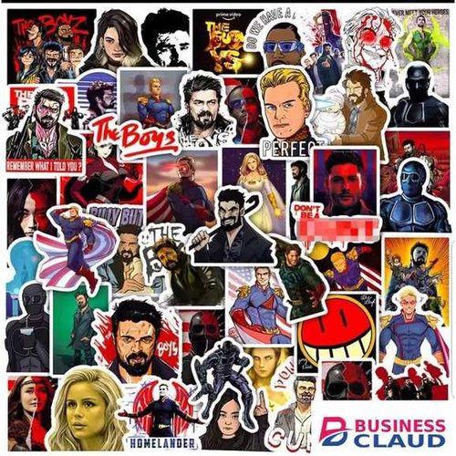 5/10/15/20/25/30pcs TV Movie The Boys graffiti sticker pack waterproof stickers Decal stickers for laptop,mobile phone,guitar,helmet,fridge,motorbike, journaling, scrapbooking, water bottle