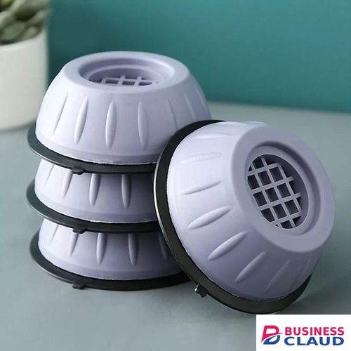 Universal Anti-Vibration Washing Machine Pads, Non-Slip Shock Absorber Feet for Washing Machines, Dryers, Refrigerators, Protect Floors, Reduce Noise and Movement, Durable Rubber Pads