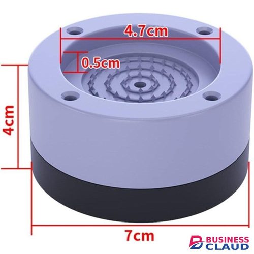 4 Pcs Universal Anti-Vibration & Anti-Walk Pads for Washing Machine, Dryer & Fridge - Noise Reducing Rubber Shock Absorbers