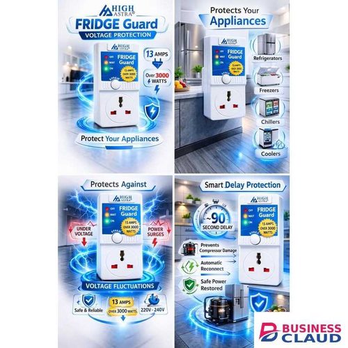 Astra Fridge Guard Voltage Protection – 13A Power Protection for Refrigerators & Freezers