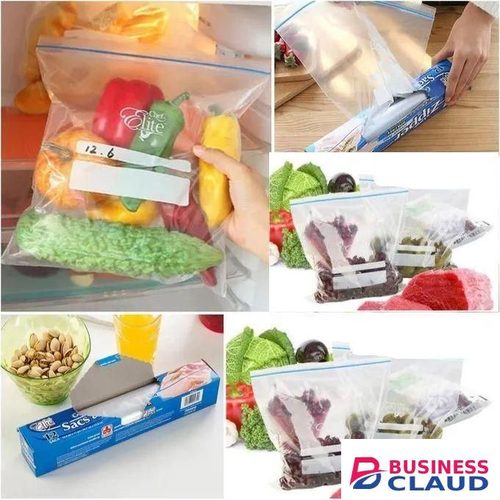 Reusable Fridge Storage Zipper Freezer Bags 2kg 25pcs