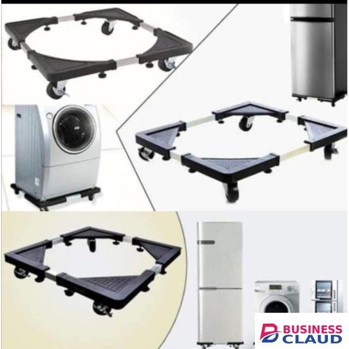 Big Adjustable Washing Machine / Fridge Mover Stand/Trolley black/grey