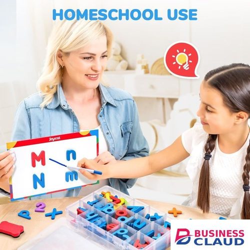 Phonic Alphabet Magnets for Fridge with Magnetic Board