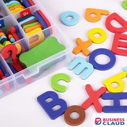 Phonic Alphabet Magnets for Fridge with Magnetic Board